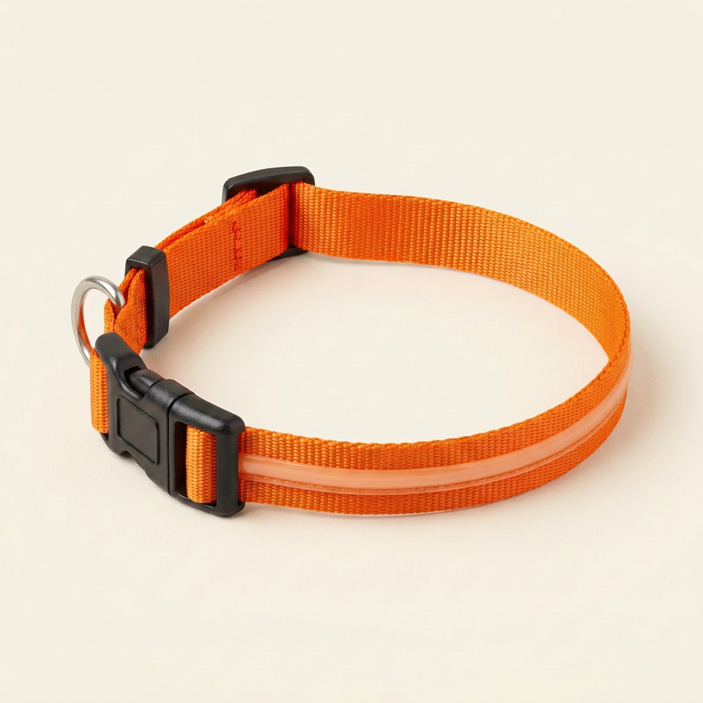 Wagvive LED Safety Halo Collar, Orange