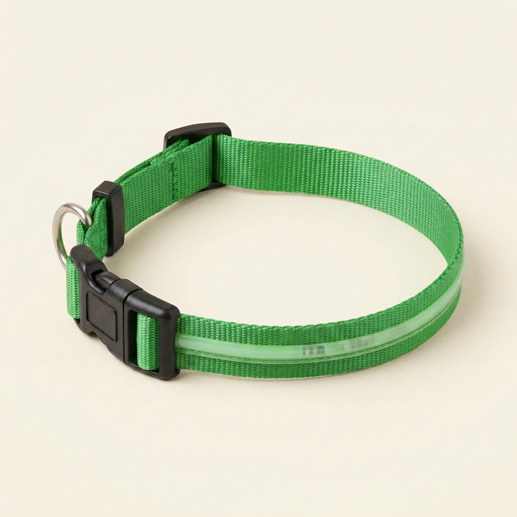 Wagvive LED Safety Halo Collar, Green