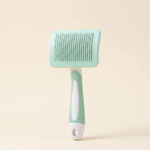 Wagvive Self-Cleaning Slicker Brush, Green