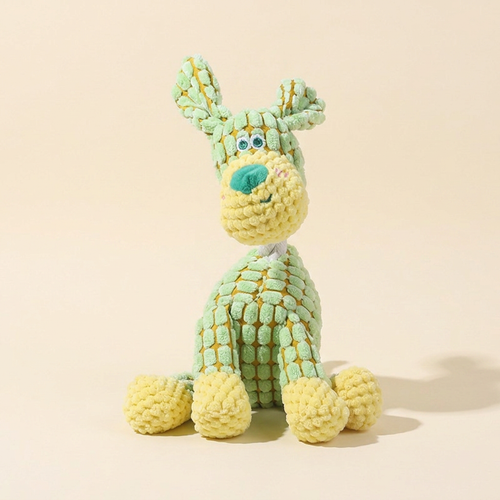 Wagvive Barnyard Squeaker, Green Dog