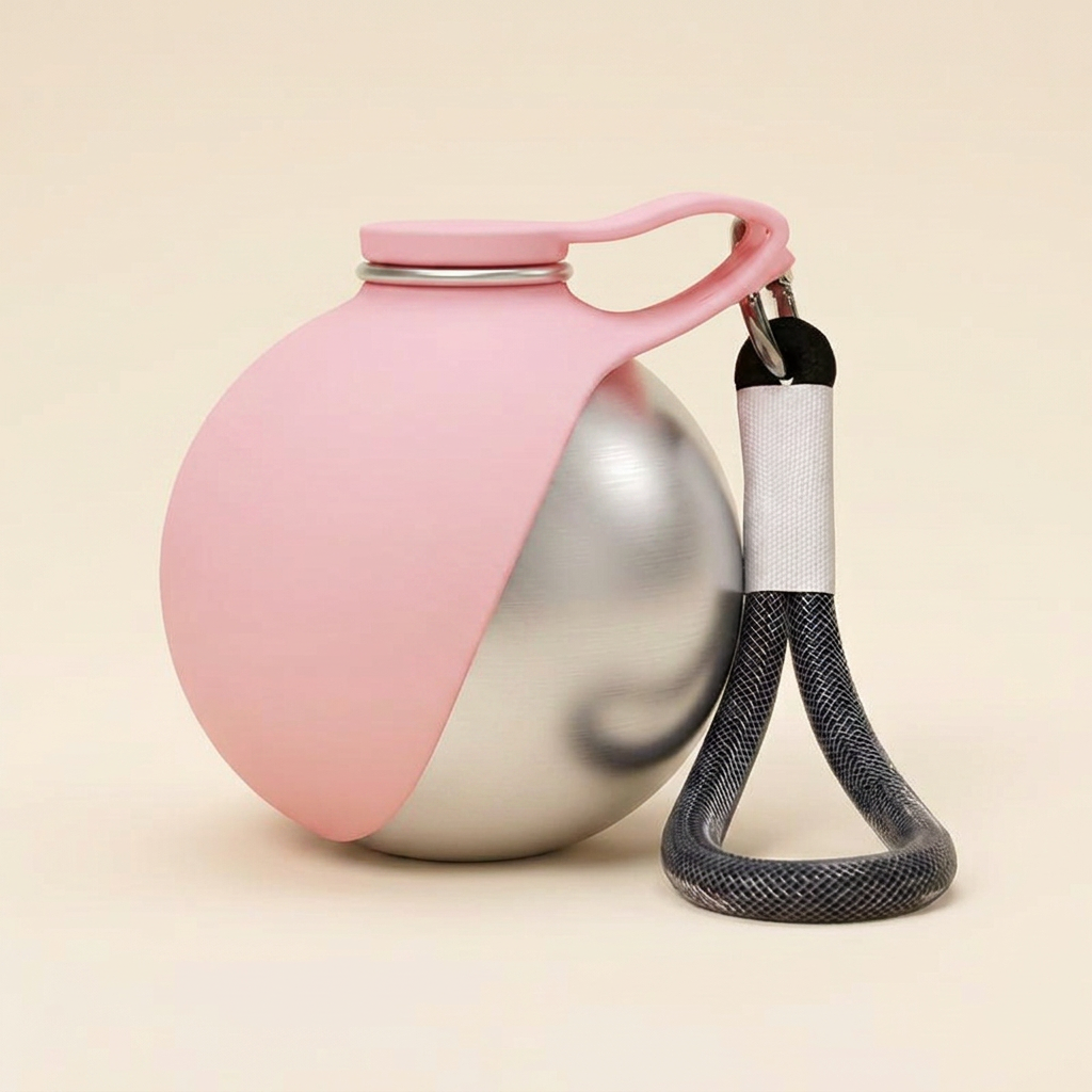 Wagvive Travel Water Bottle, Pink