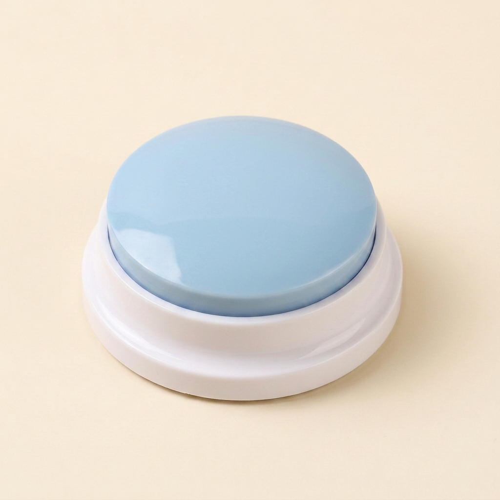Wagvive Talk Button, Blue
