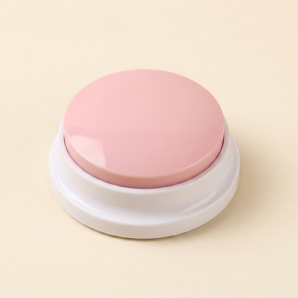 Wagvive Talk Button, Pink