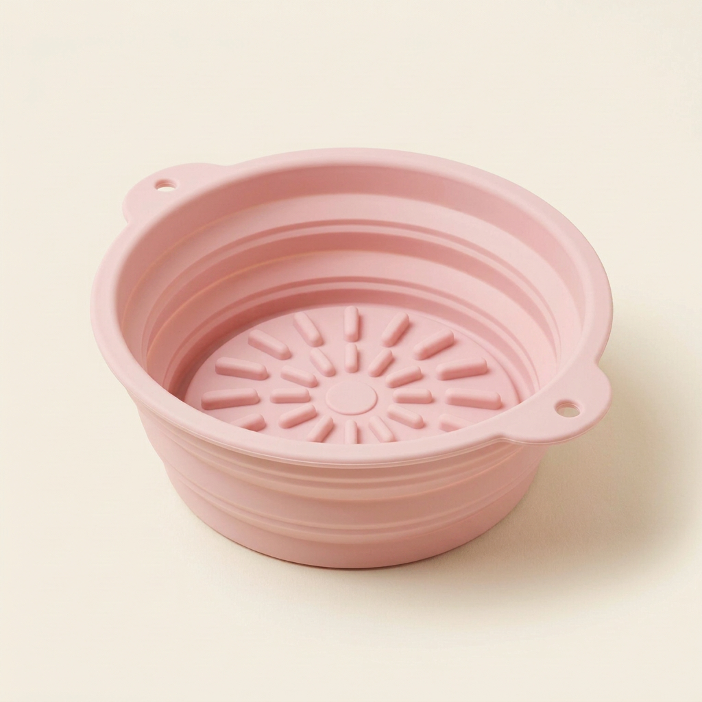 Wagvive 3-in-1 Travel Bowl, Pink