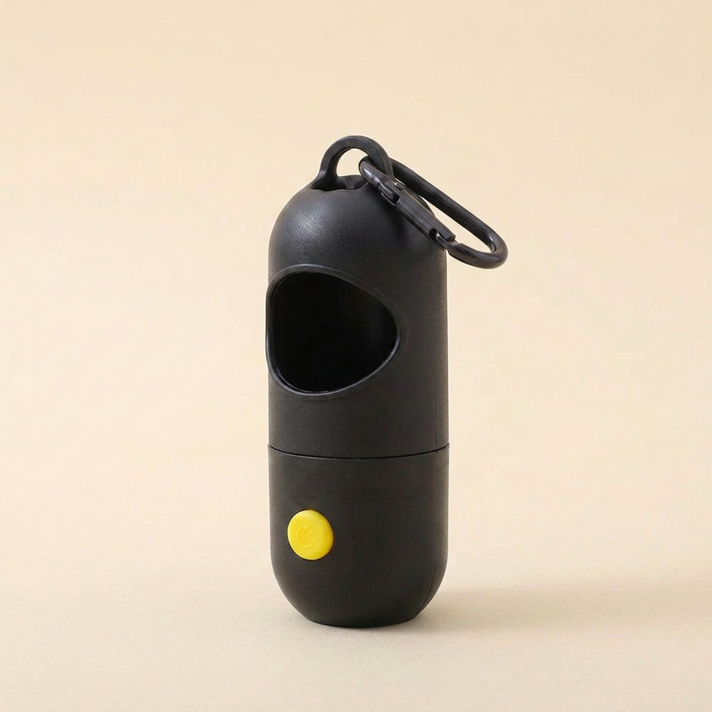 Wagvive LED Waste Bag Dispenser, Black