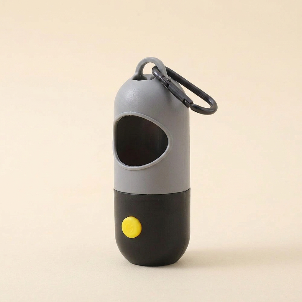 Wagvive LED Waste Bag Dispenser, Grey