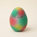 Wagvive Bouncy Egg Squeaker, Green