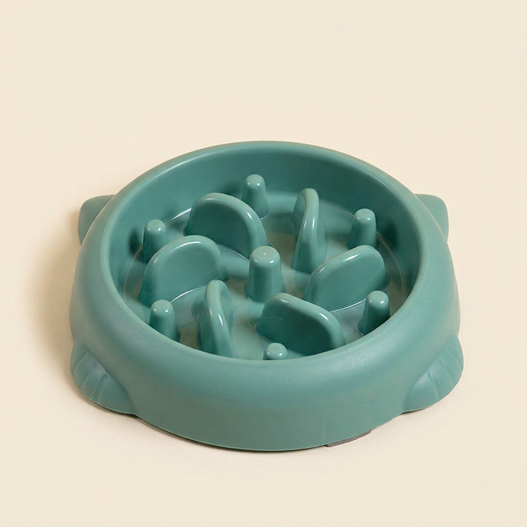 Wagvive Slow Feeder Bowl, Green