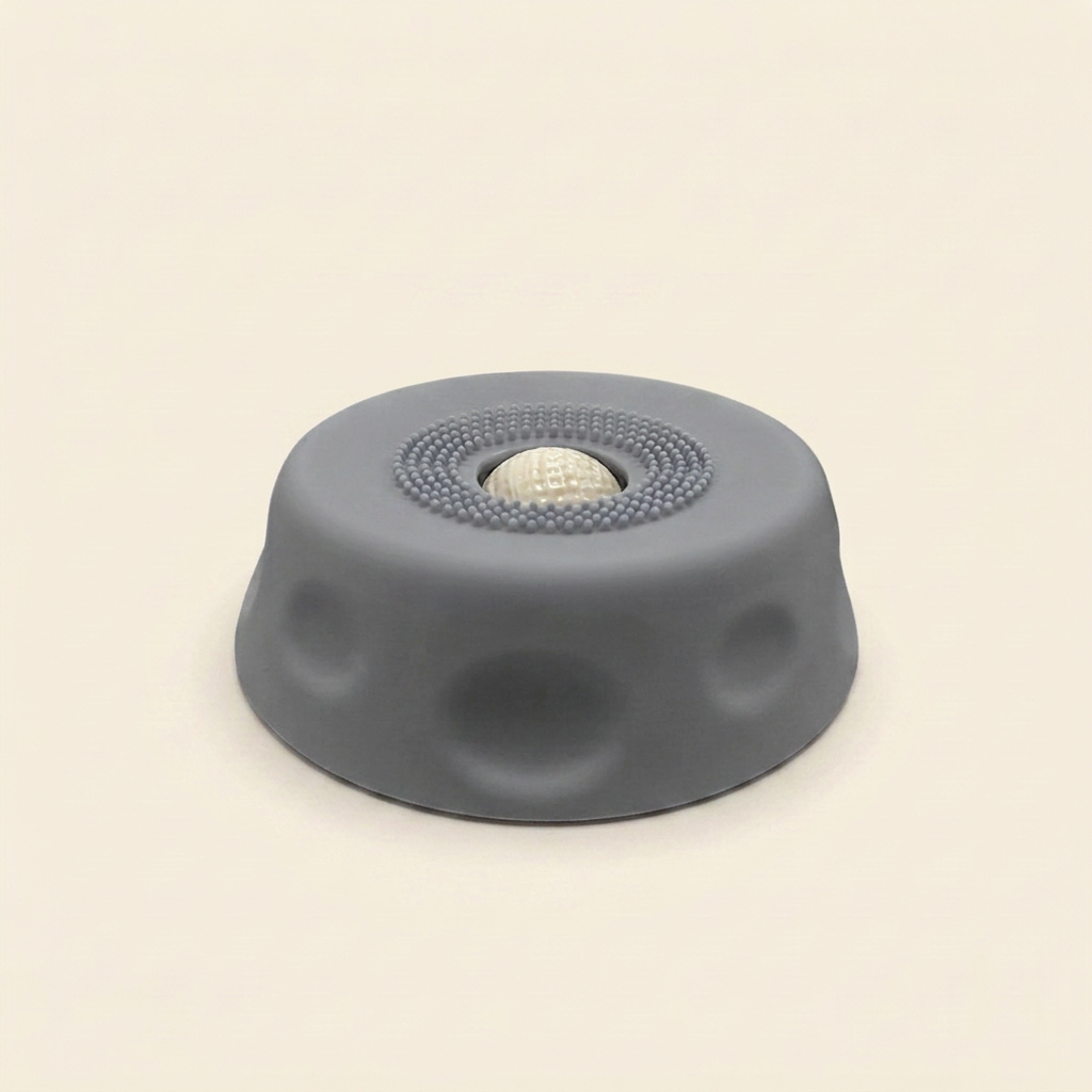 Wagvive Lick Bowl with Ball, Grey
