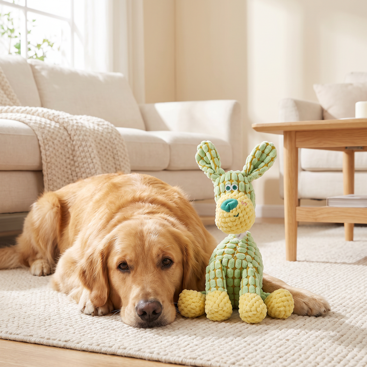 Wagvive Barnyard Squeaker in use