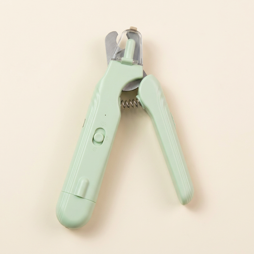 Wagvive LED Nail Clippers, Green