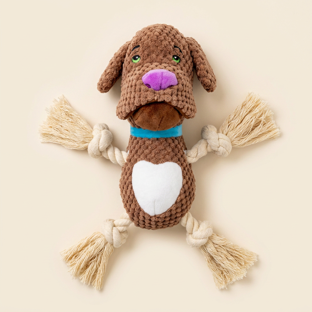 Wagvive Rope-Limb Puppy Plush