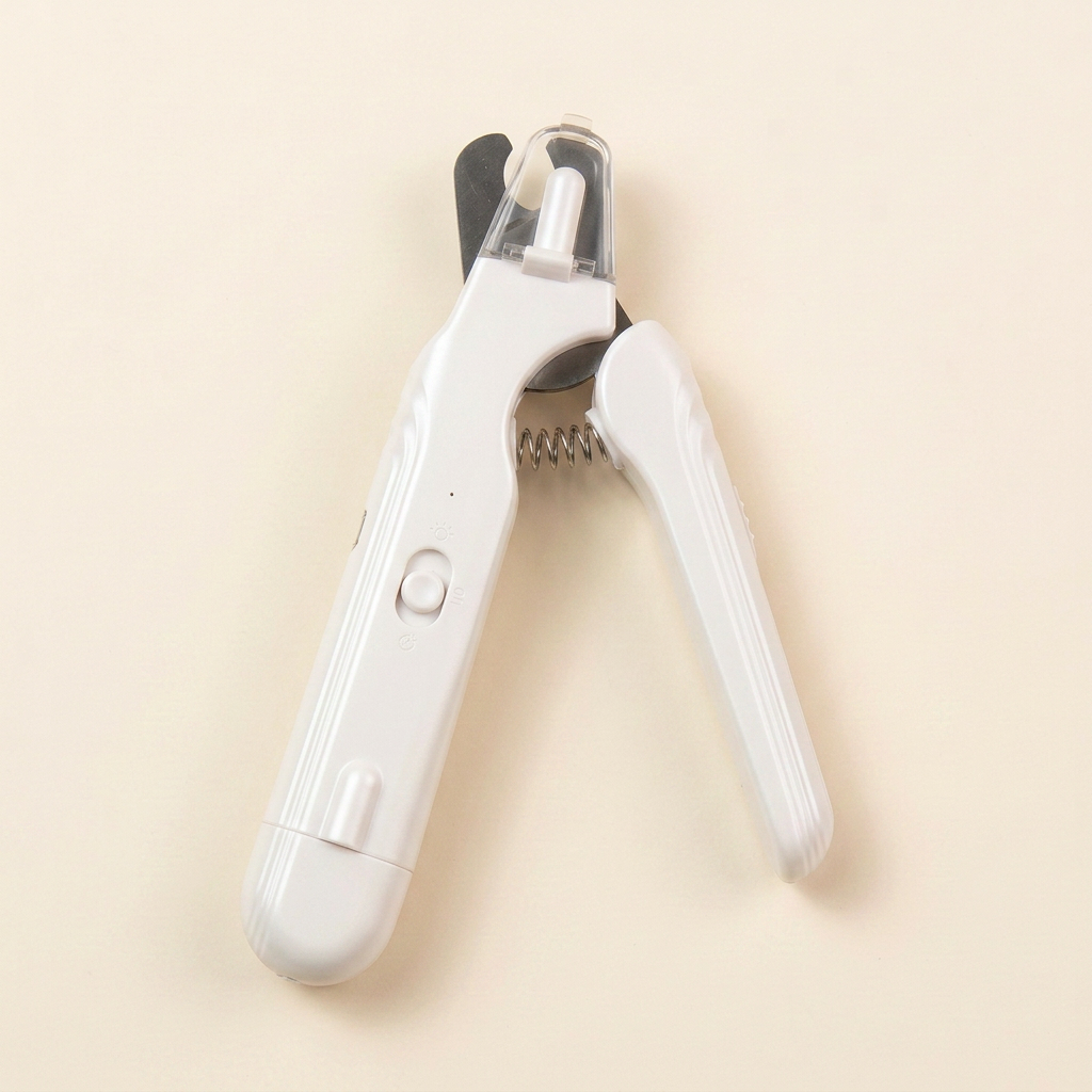 Wagvive LED Nail Clippers, White