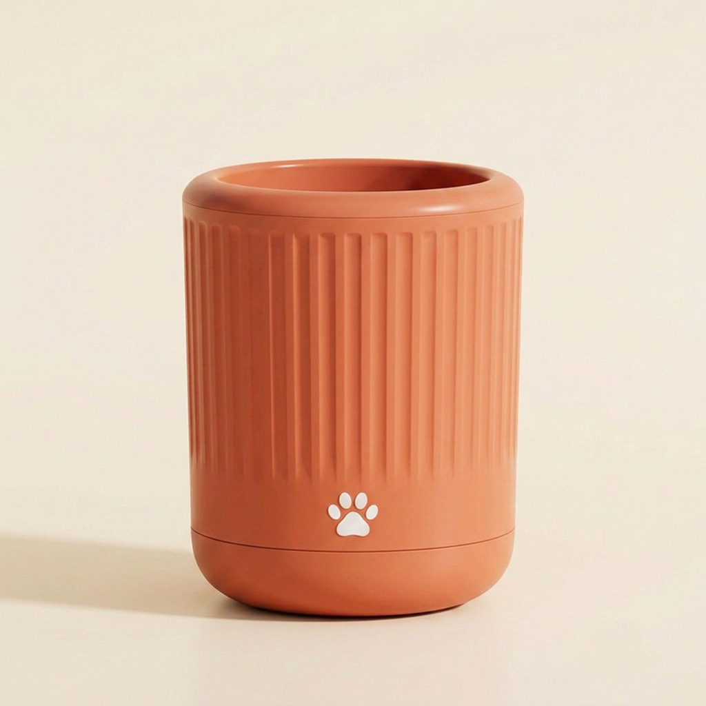Wagvive Paw Washing Cup, Orange