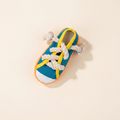 Wagvive Sneaker Squeaky Toy, Blue