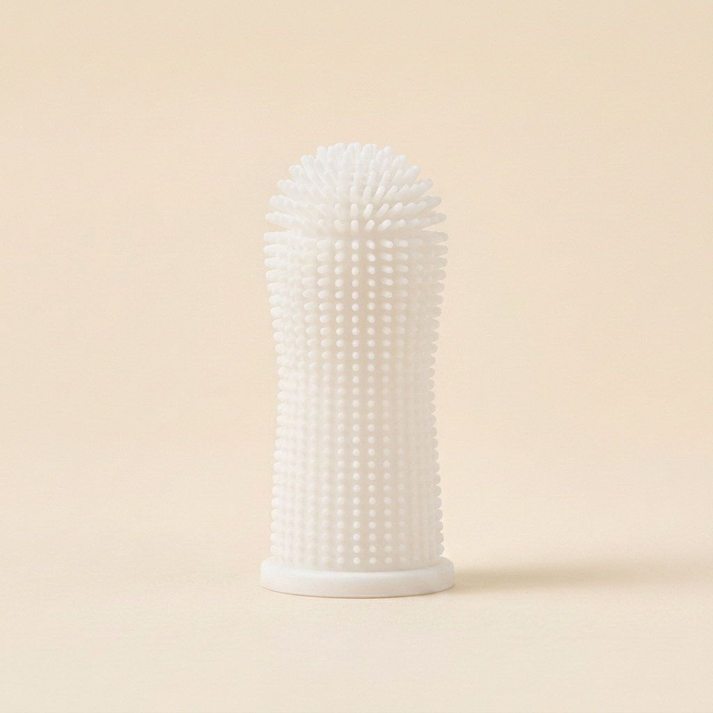 Wagvive Finger Toothbrush, White