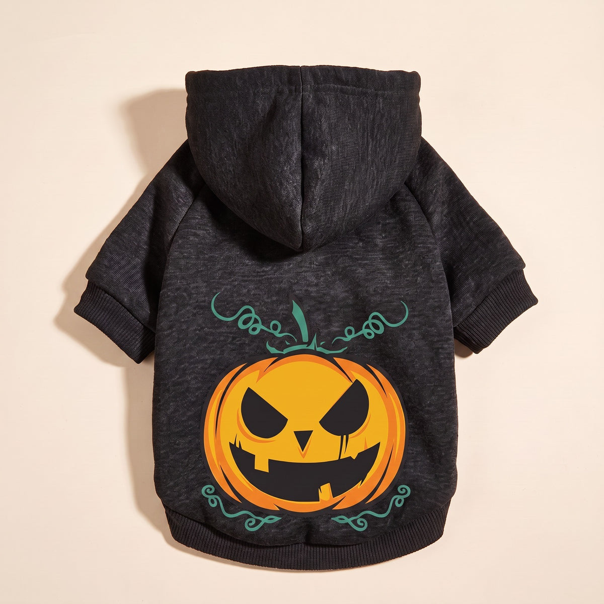 Wagvive Pumpkin Hoodie - Black