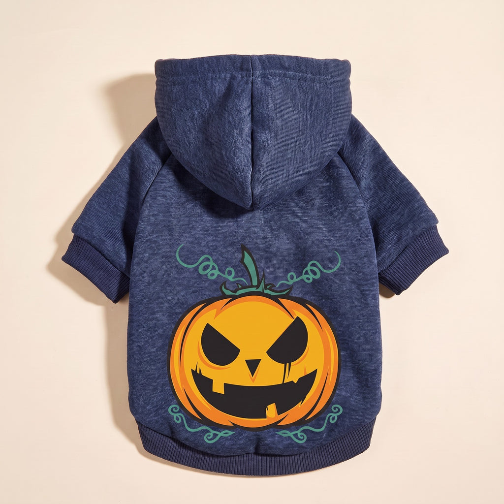 Wagvive Pumpkin Hoodie - Blue