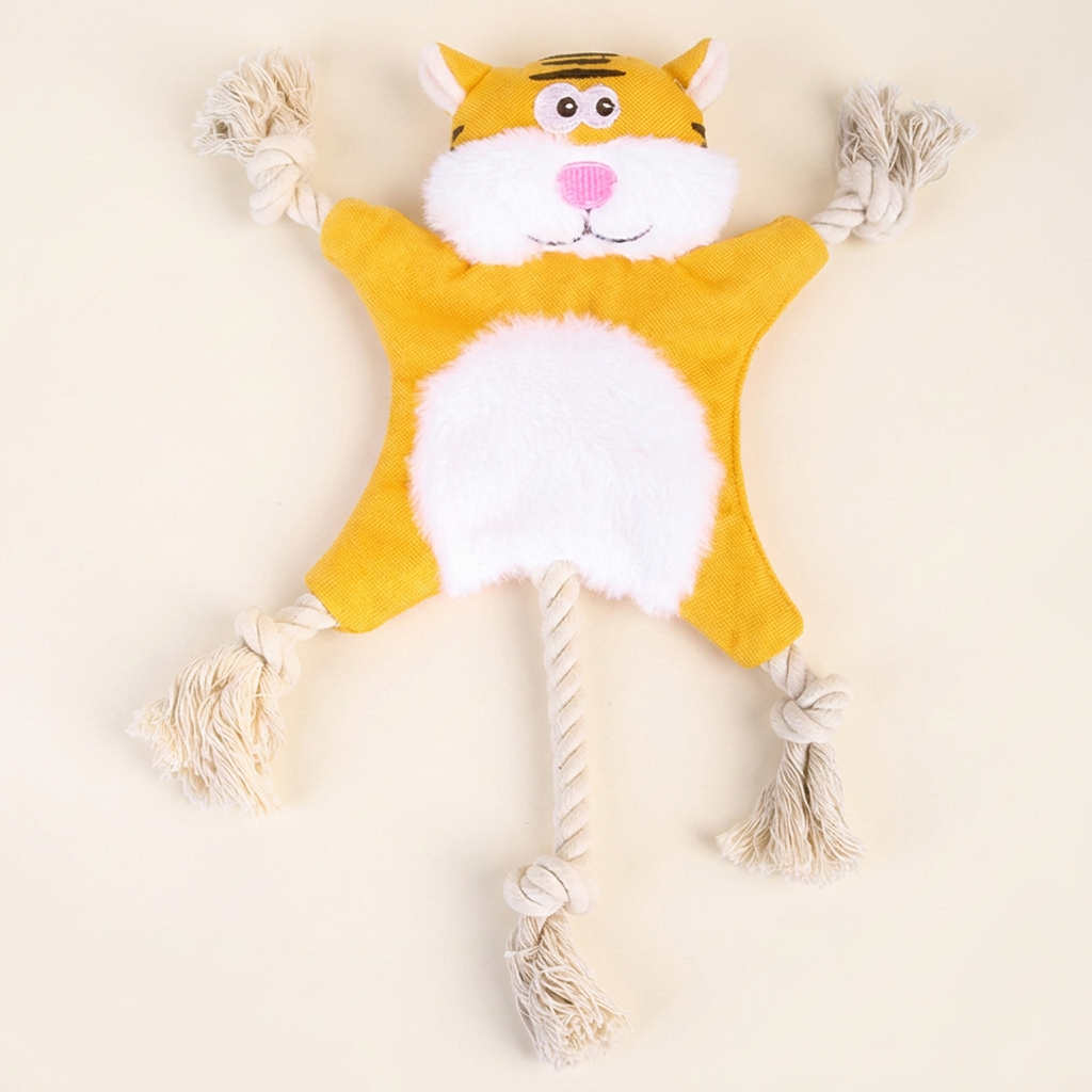 Wagvive Woodland Rope-Limb Plush, Tiger